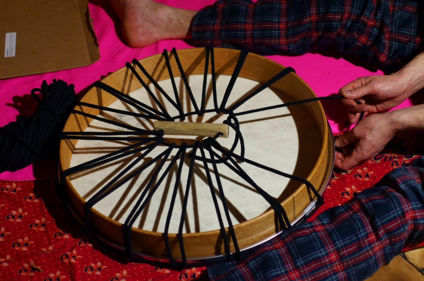 the birth ceremony of the shamatian drum
